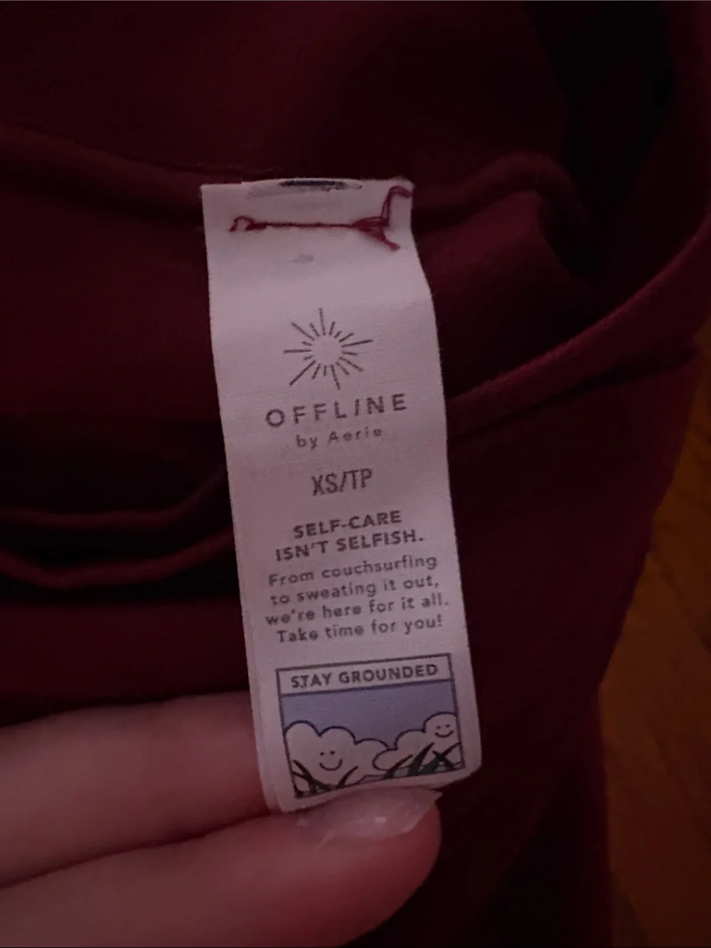 aerie Kids Wine Red Leggings